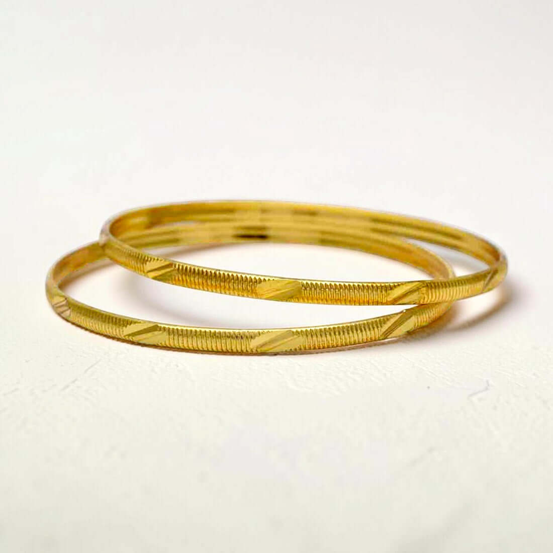 Beautiful Gold Plated Dailywear Designer Bangles - K Supreme