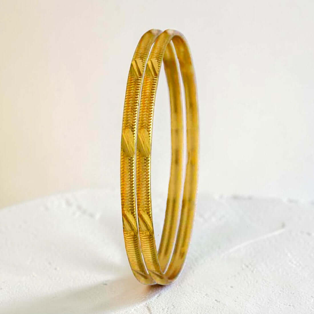 Beautiful Gold Plated Dailywear Designer Bangles - K Supreme