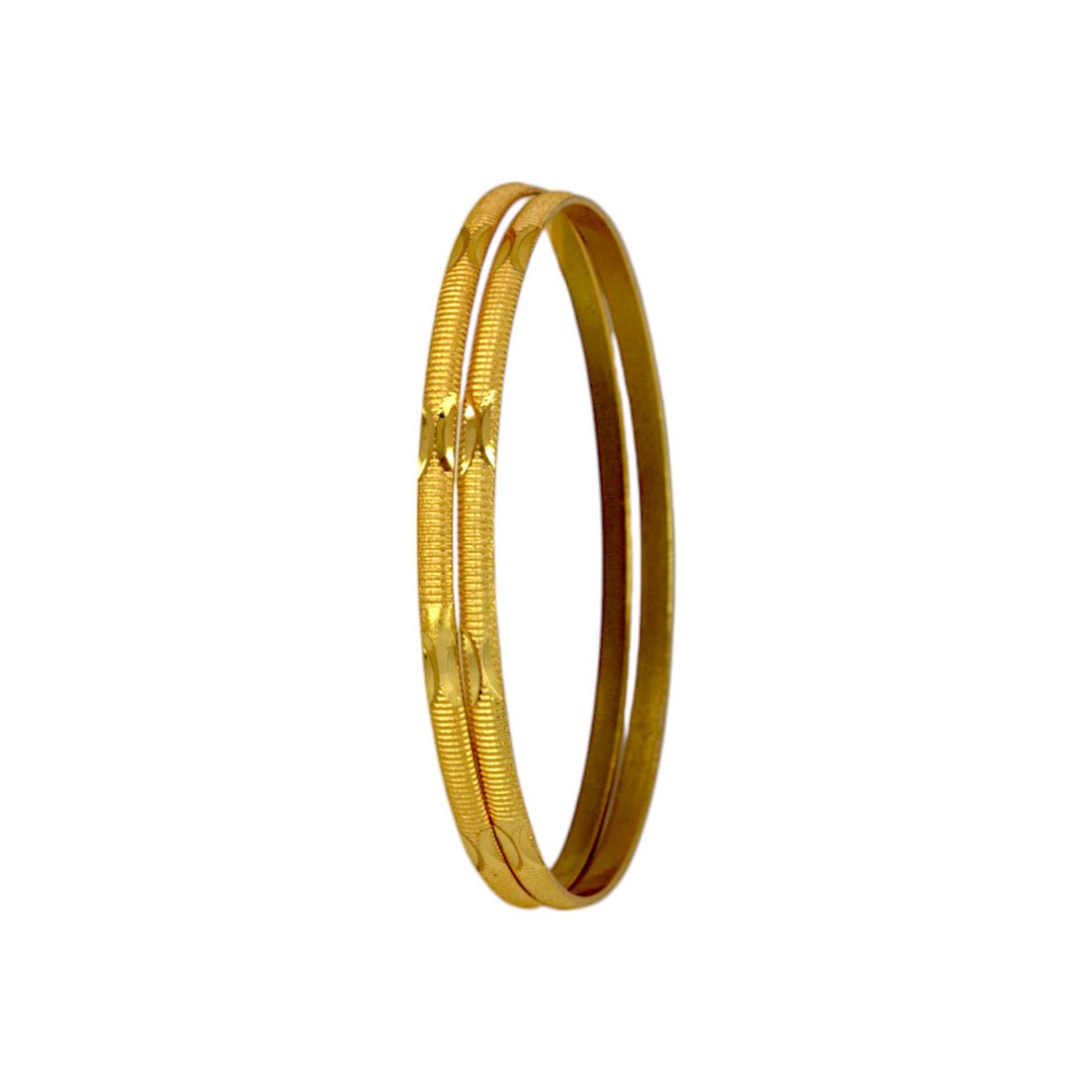 Beautiful Gold Plated Thin Daily Wear Bangles - KSupreme