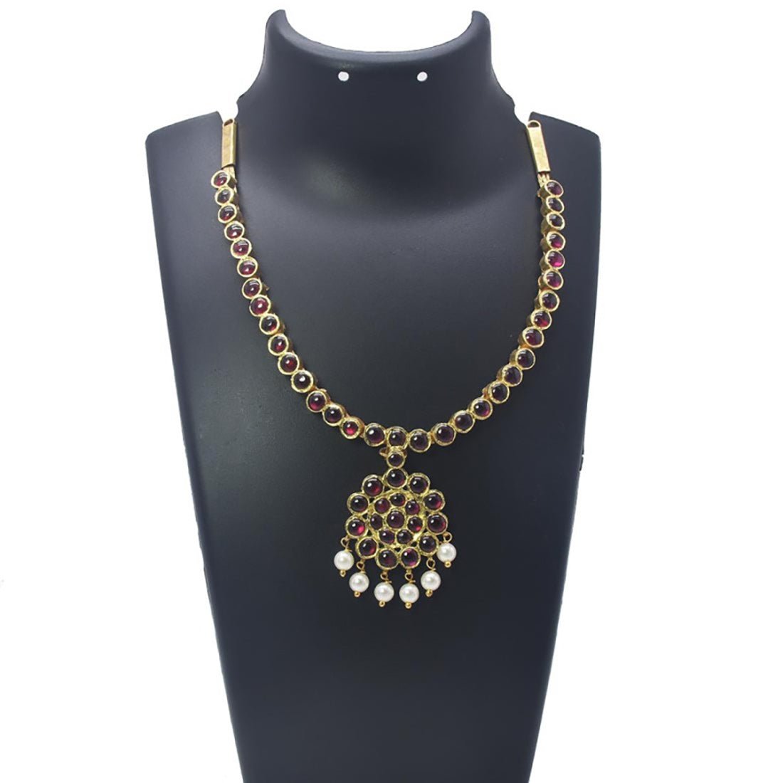 Classic Real Temple Jewellery Adigai Necklace - K Supreme