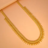 Classy Gold Plated Jasmine Net Buds Long Chain