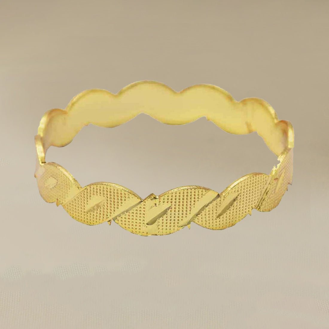Cute Designer Gold Plated Toddlers Bangle - K Supreme