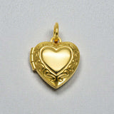 Cute Gold Plated Small Heart Locket - K Supreme