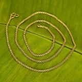Daily Wear Gold Plated Nice Cutting Chain - K Supreme