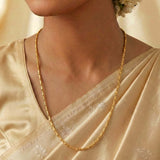 Delicate Gold - Plated Designer Thara Chain - 18" - K Supreme