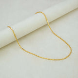 Delicate Gold - Plated Designer Thara Chain - 18" - K Supreme