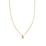 Delicate Gold - Plated Heart Pendant Necklace - K Supreme