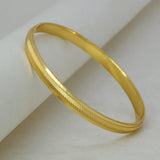 Designer Sleek Gold Plated Men's Bangle - K Supreme