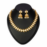 Elegant Fashion Antique Mango Necklace And Jhumka Set - K Supreme