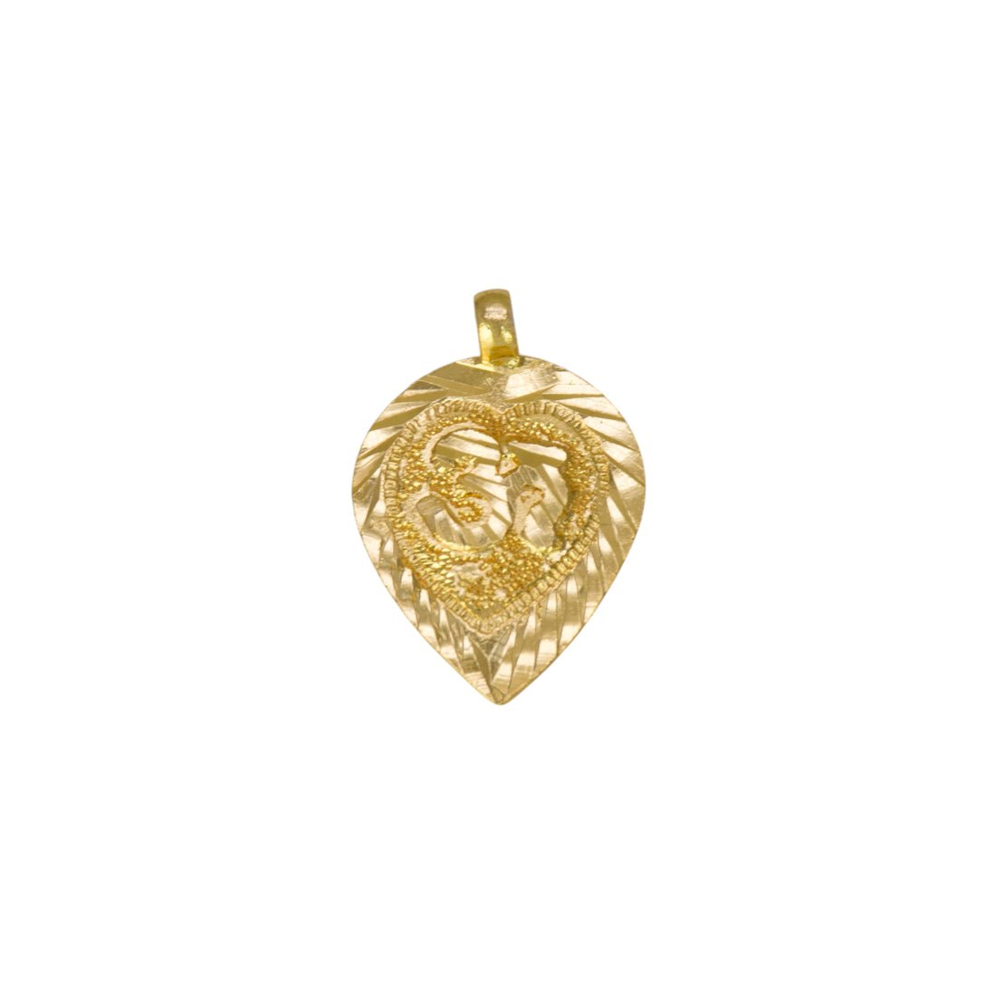 Elegant Gold Plated Om Thali Pendant - KSupreme