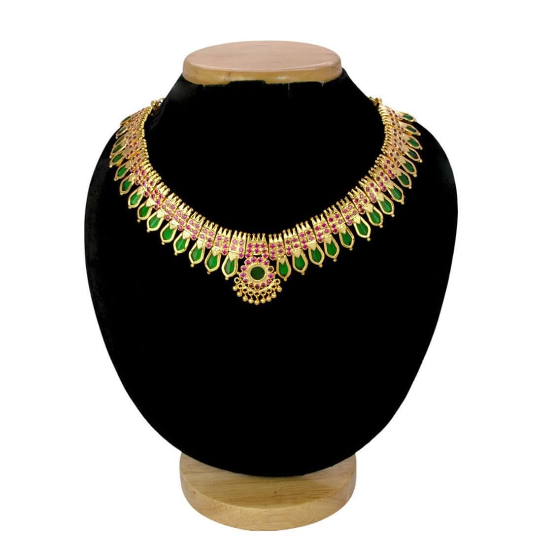 Enchanting Kerala Heritage Nagapadam Choker Necklace - K Supreme