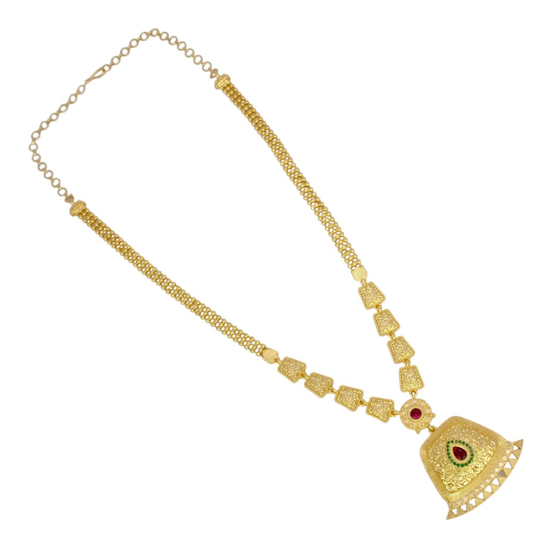 Expand Elegant Classic Design Gold Plated Long Necklace - KSupreme