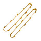 Expand Elegant Gold Plated Beads Thin Link Chain Anklets - KSupreme