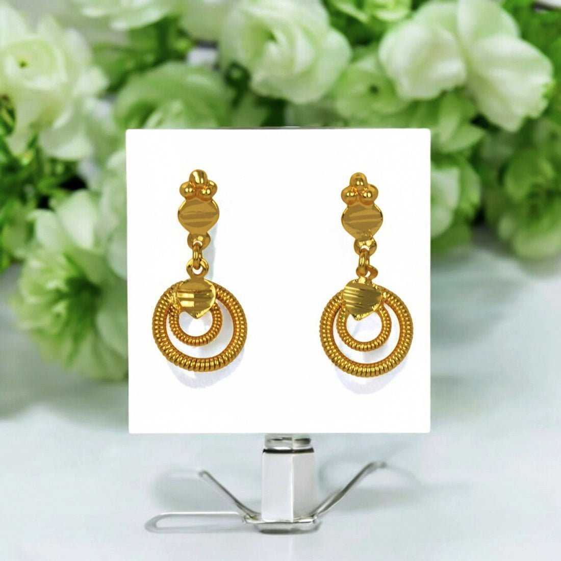 Expand Elegant Small Gold Plated Hoop Earrings For Girls - KSupreme