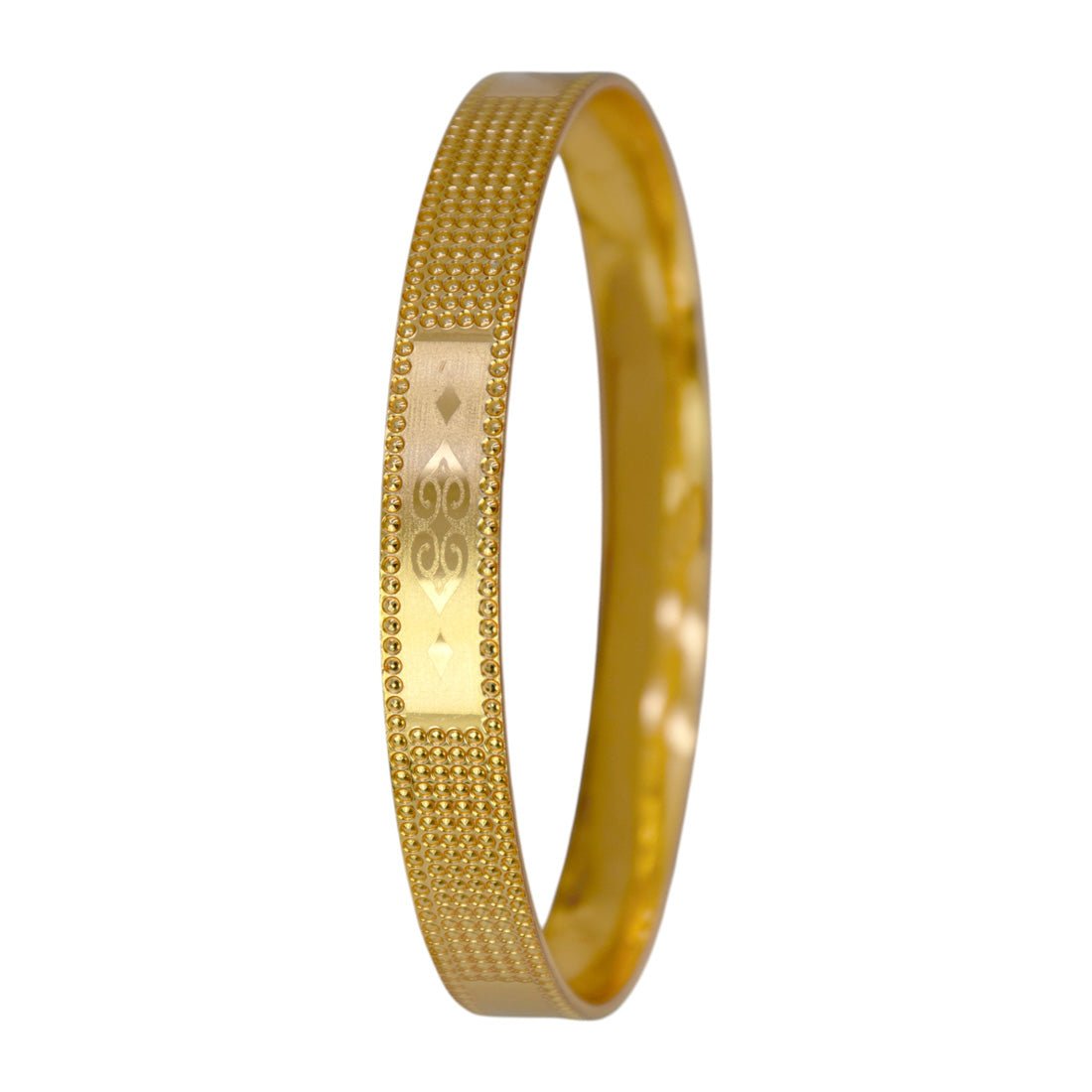 Exquisite Gold - Plated Designer Bangle - K Supreme