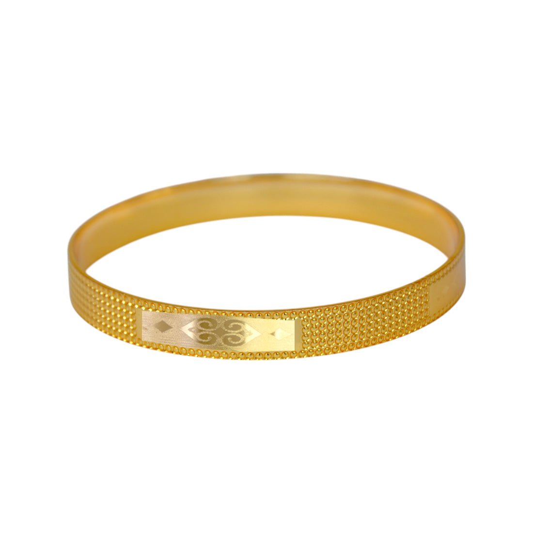 Exquisite Gold - Plated Designer Bangle - K Supreme