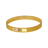 Exquisite Gold - Plated Designer Bangle - K Supreme