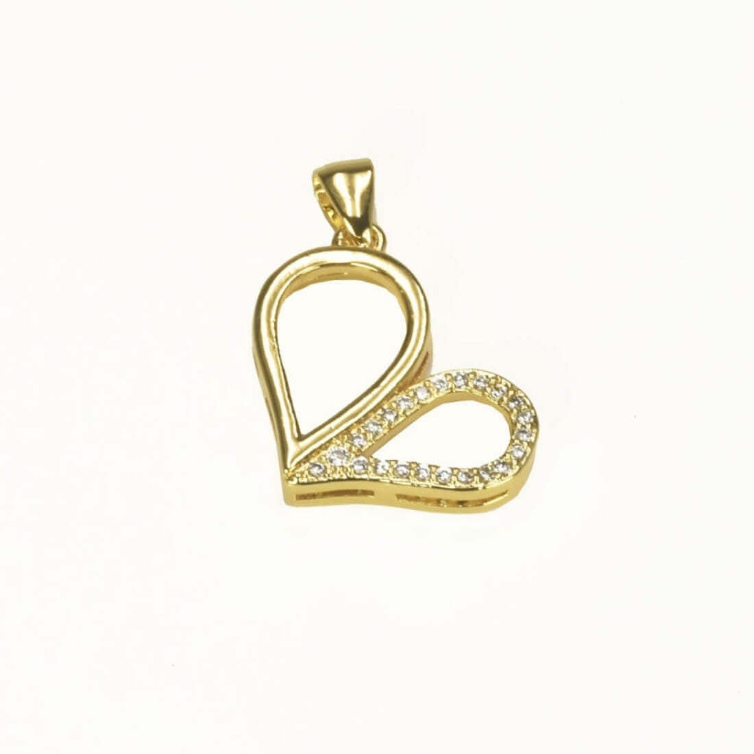 Fashion Cz Stone Heart Designer Pendant - K Supreme