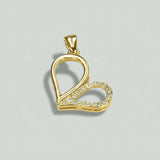 Fashion Cz Stone Heart Designer Pendant - K Supreme