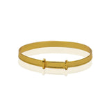 Adjustable Gold Plated Rail Baby Bangles