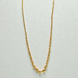 Gold Plated Ball Chain Necklace - K Supreme