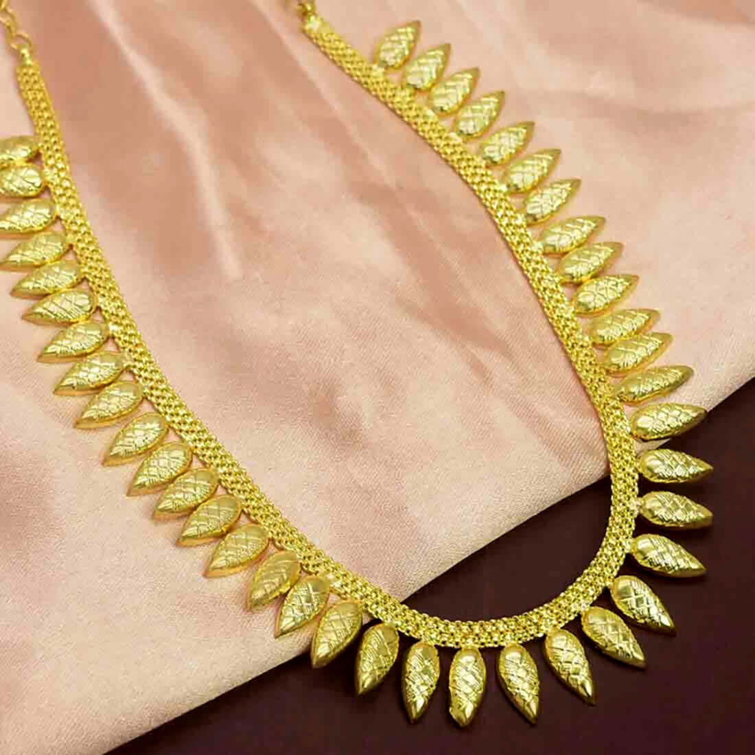 Gold Plated Designer Jasmine/Mullamottu Necklace - K Supreme