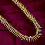 Gold Plated Designer Long Chain With White Stone - K Supreme