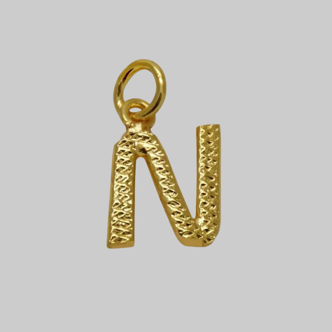 Gold Plated Little Alphabet Pendant - K Supreme