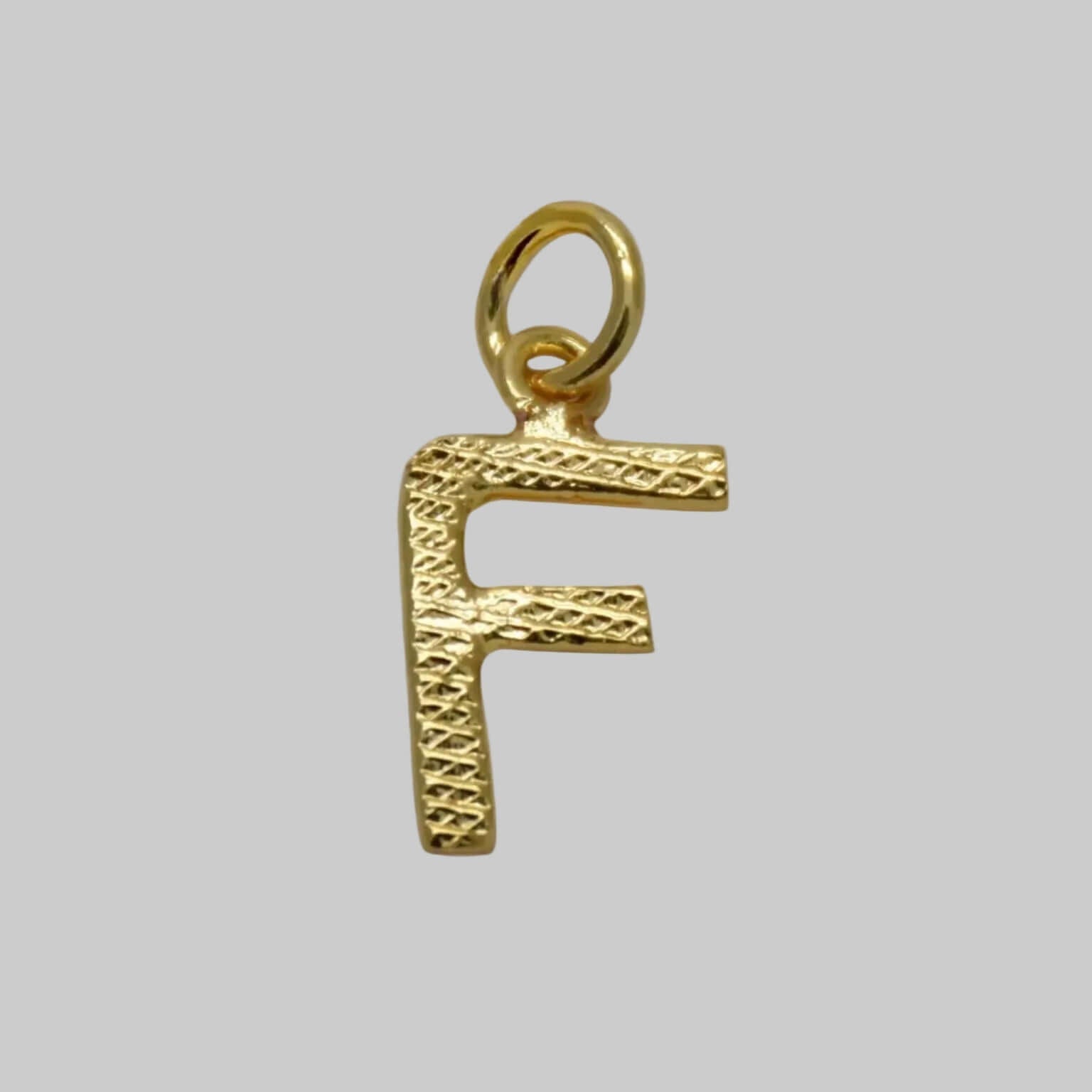 Gold Plated Little Alphabet Pendant - K Supreme