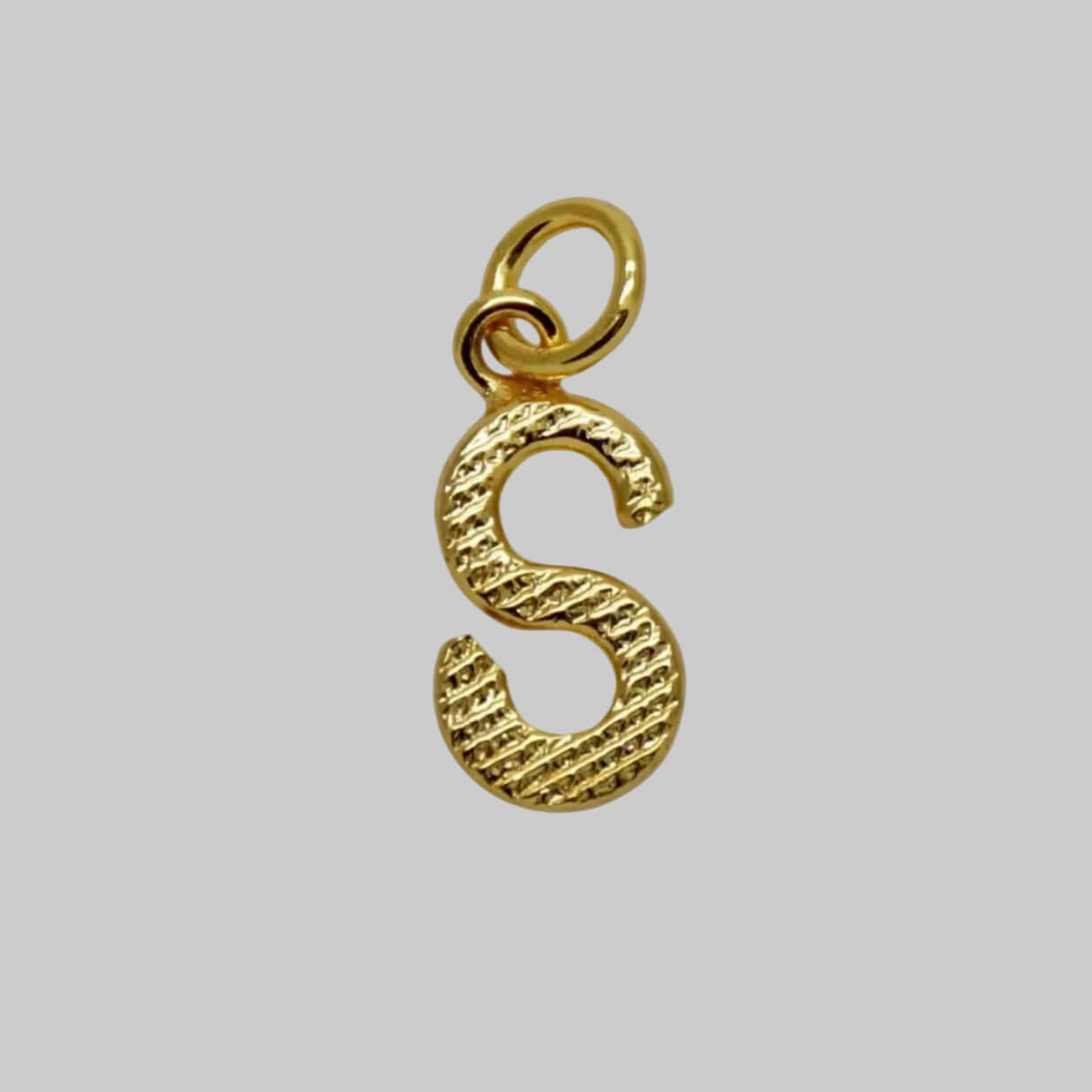 Gold Plated Little Alphabet Pendant - K Supreme