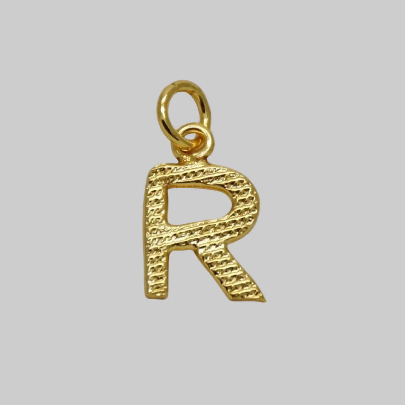 Gold Plated Little Alphabet Pendant - K Supreme