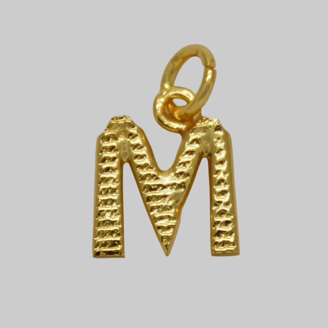 Gold Plated Little Alphabet Pendant - K Supreme