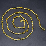 Gold Plated Simple Bead Chain - K Supreme