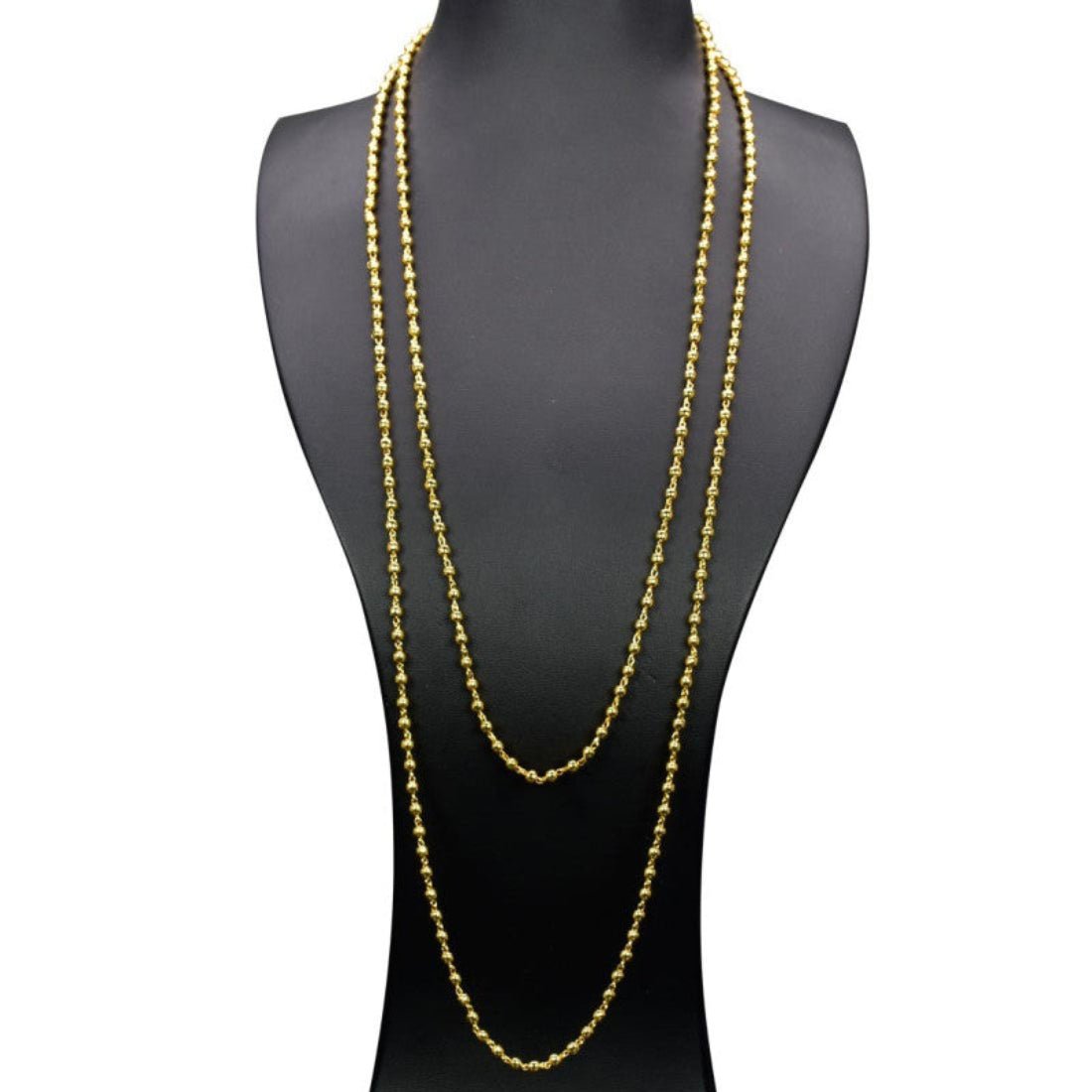 Gold Plated Simple Bead Chain - K Supreme