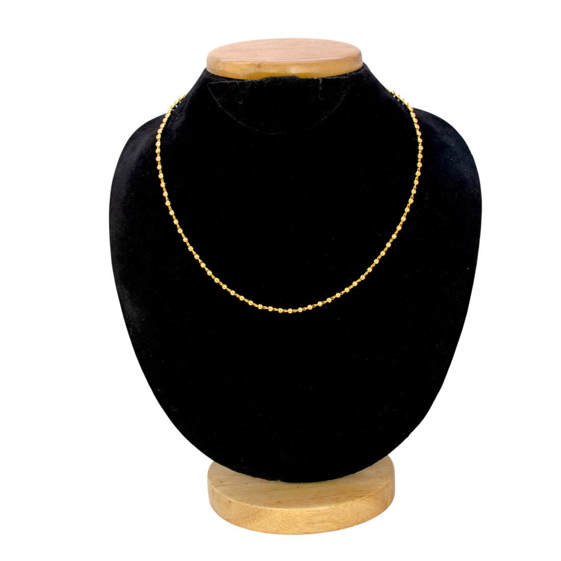 Gold Plated Simple Bead Chain - K Supreme