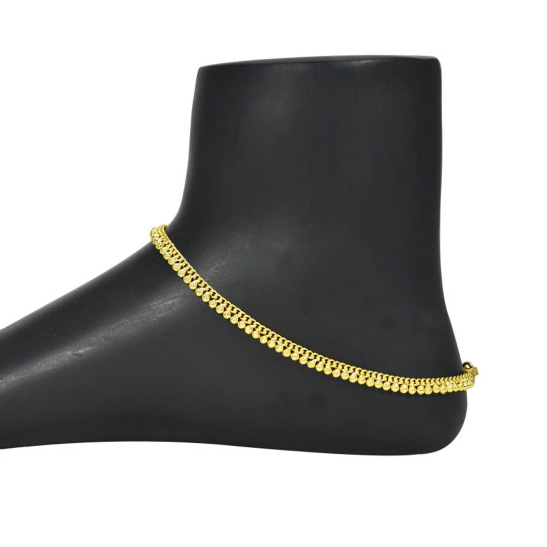 Gold plated traditional bead Anklets - K Supreme