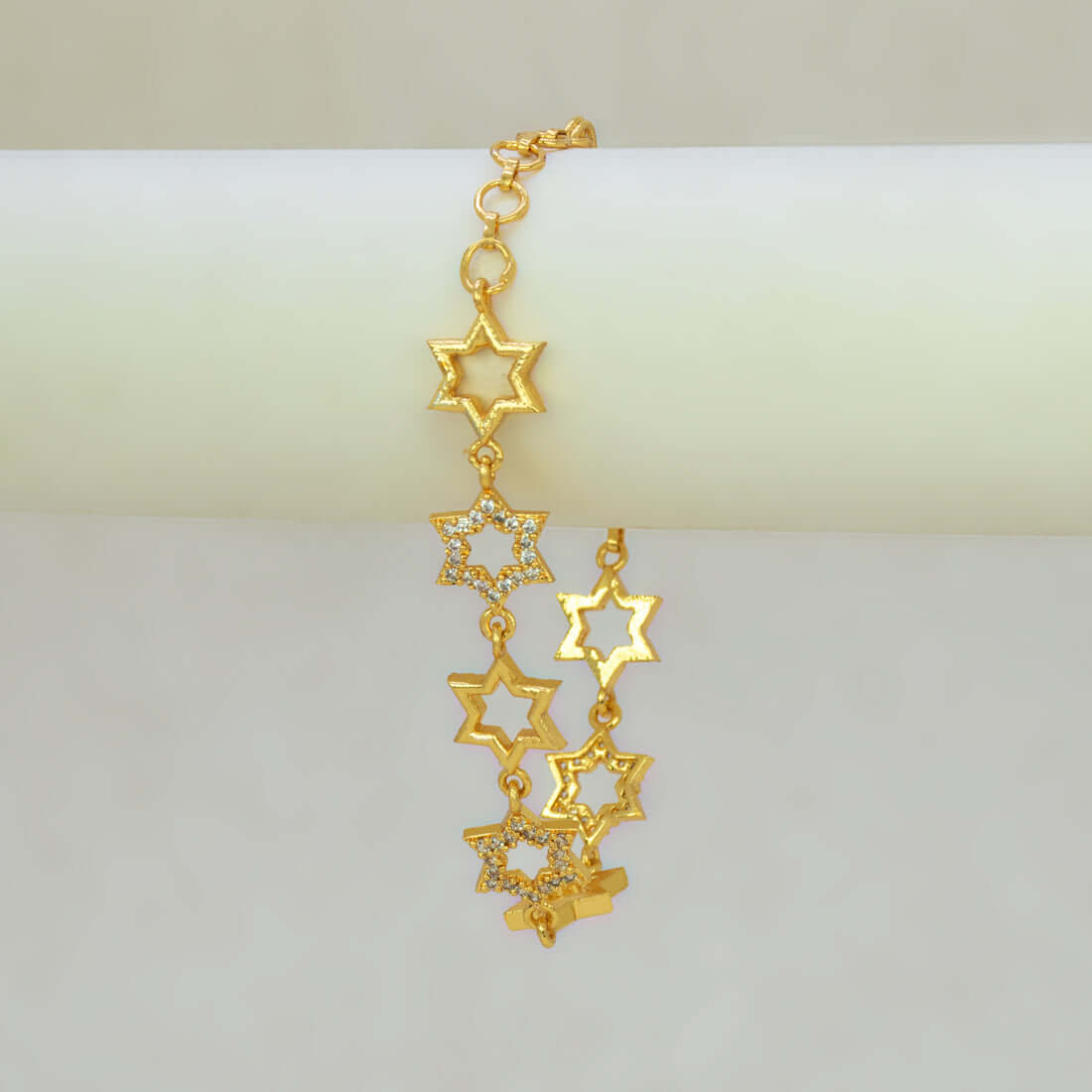 Gold Plated Twinkling Star Stone Bracelet - K Supreme