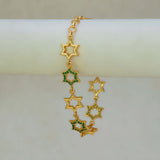 Gold Plated Twinkling Star Stone Bracelet - K Supreme