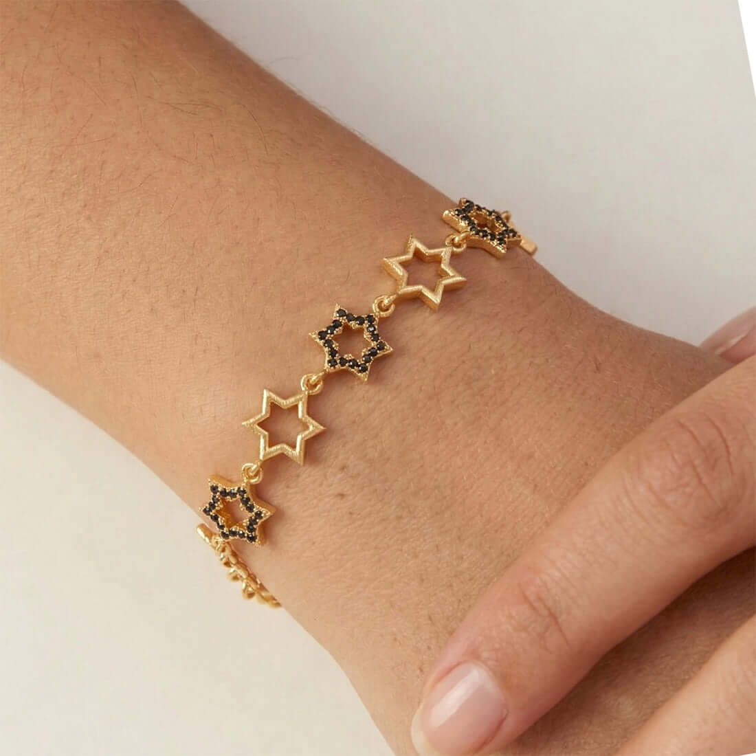 Gold Plated Twinkling Star Stone Bracelet - K Supreme