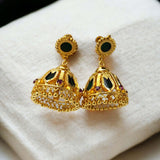Kerala Premium Gold Plated Nagapadam Jhumka Earrings - K Supreme