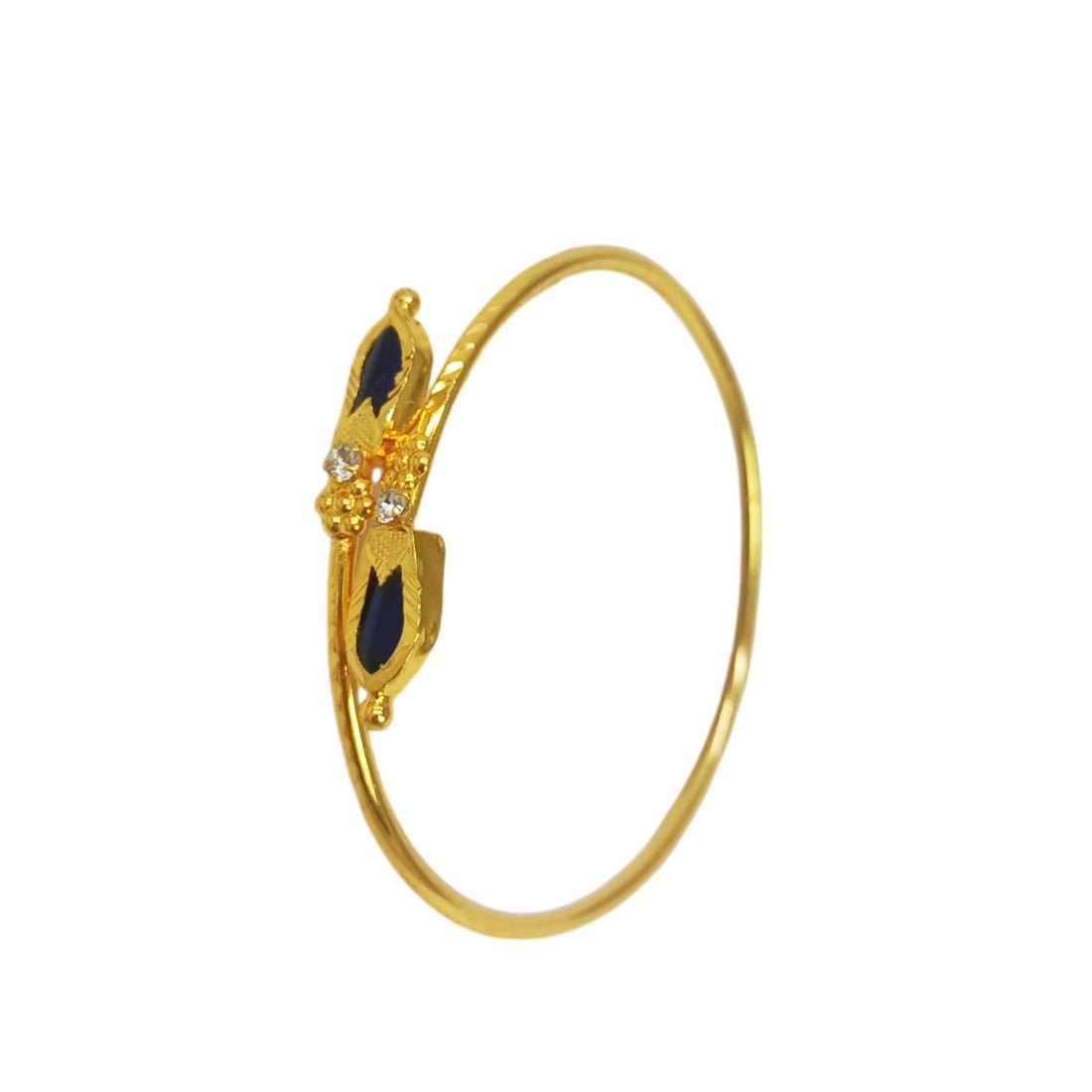 Kerala Traditional Gold Plated Open Nagapadam Bracelet - KSupreme