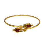 Kerala Traditional Gold Plated Open Nagapadam Bracelet - KSupreme