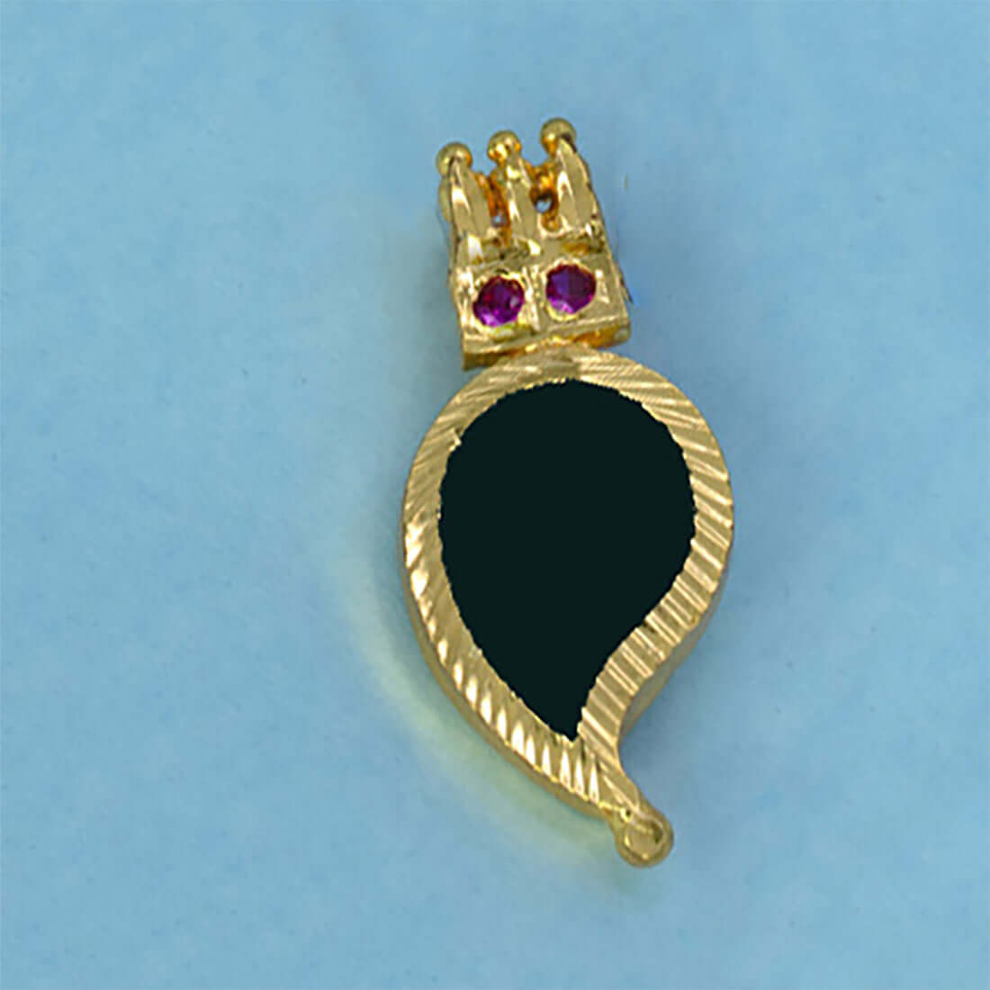 Kerala Traditional Medium Gold - Plated Mango Pendant - K Supreme