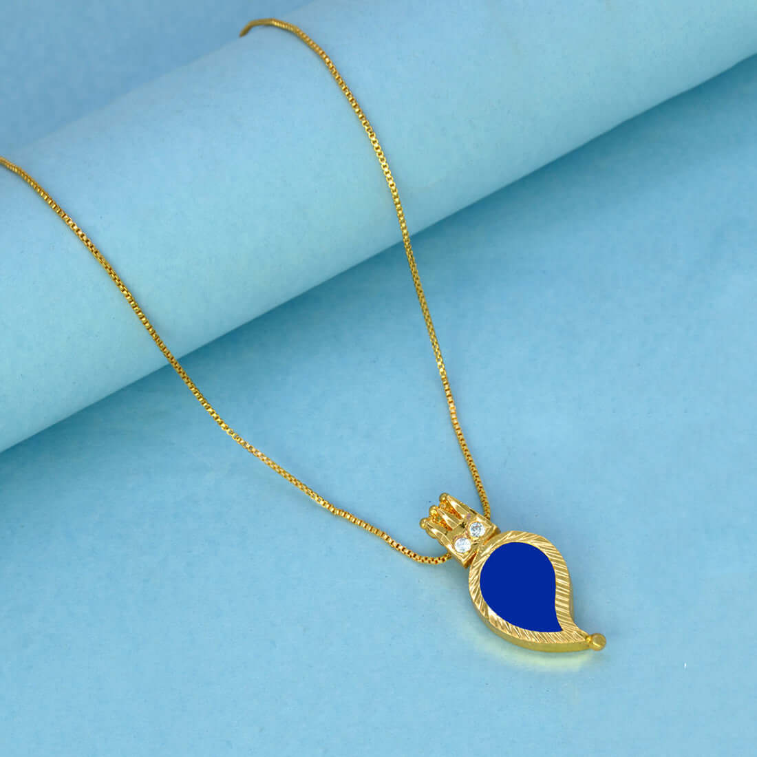 Kerala Traditional Medium Gold - Plated Mango Pendant - K Supreme