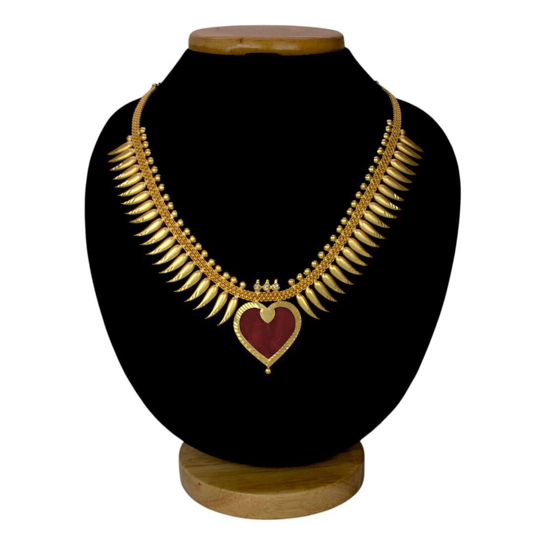 Kerala Traditional Mullamottu Palakka Necklace - KSupreme