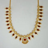 Kerala Traditional Nagapadam Necklace - 11 Stones - K Supreme