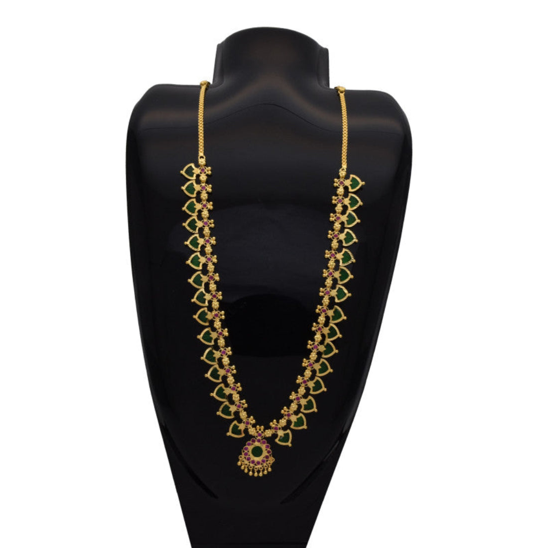 kerala-traditional-one-gram-green-palakka-long-chain