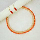 Kids Fashion Mesh Crystal Beaded Necklace Set - K Supreme