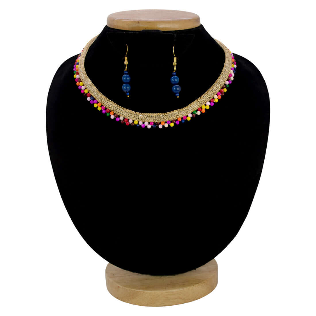 Kids Fashion Mesh Crystal Beaded Necklace Set - K Supreme