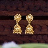 Gold-Plated Kids Floral Filigree Jhumka Earrings